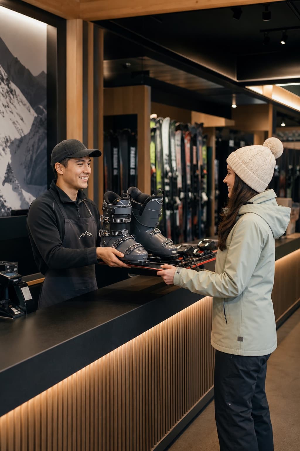 Rental counter