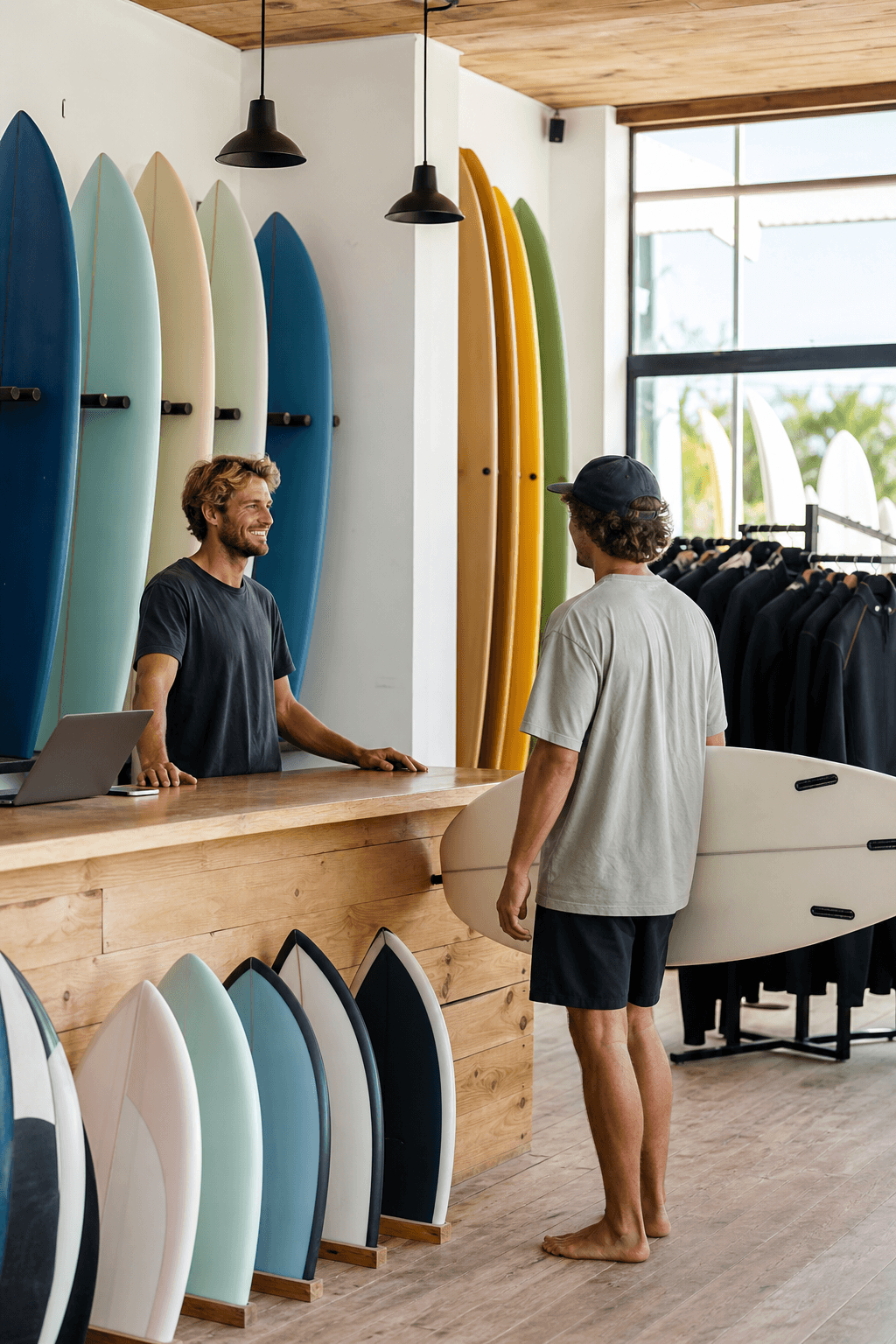 Surf rental shop